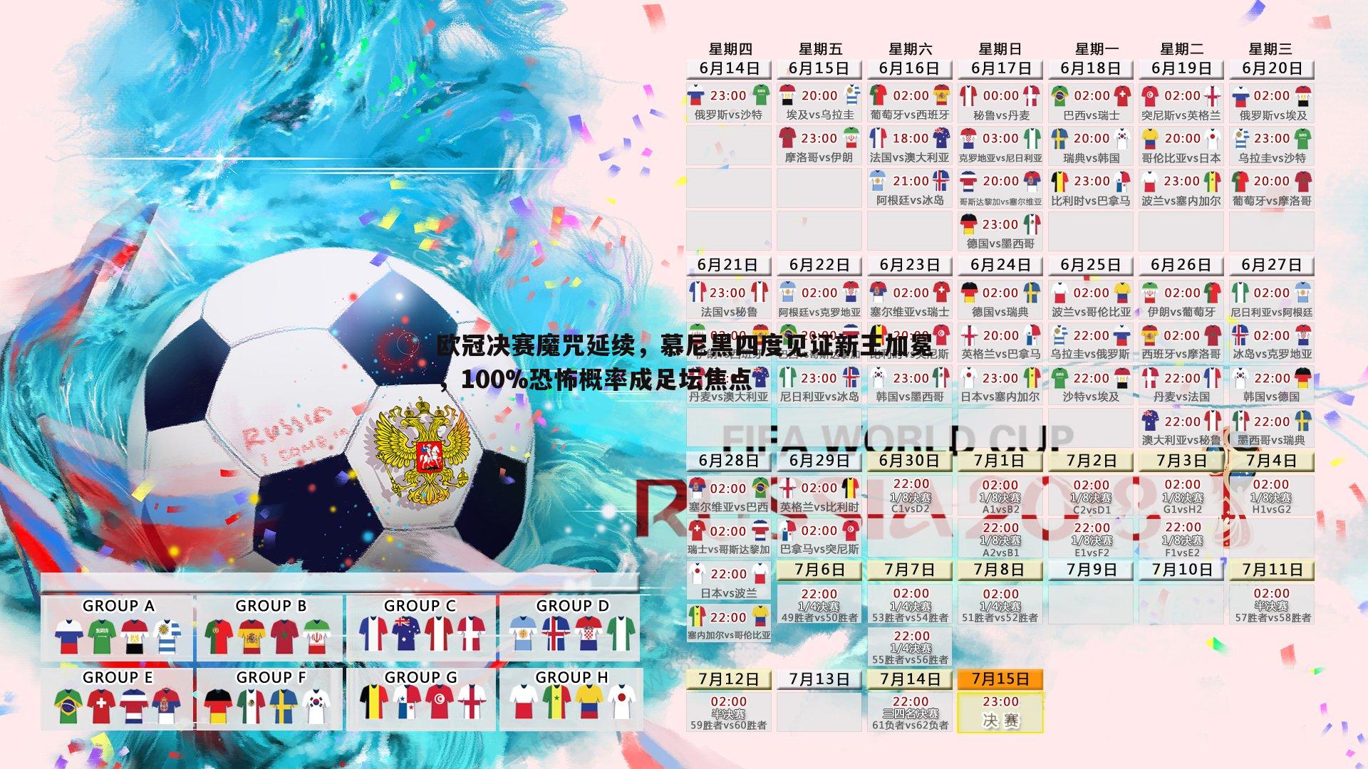 欧冠决赛魔咒延续，慕尼黑四度见证新王加冕，100%恐怖概率成足坛焦点